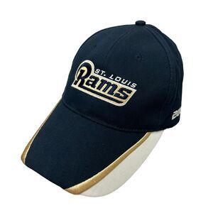 St Louis Rams Hat Cap Blue White Strapback Adjustable 2008 NFL Football
